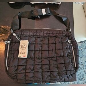 Orlandi Valentino black quilted crossbody NEW WITH TAGS